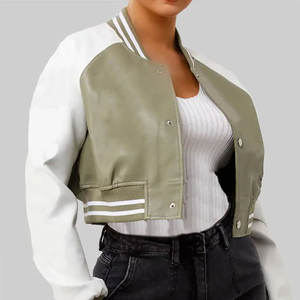 Veste universitaire pour femmes de qualité supérieure fabriquée en usine et respirante de haute qualité, vestes universitaires pour femmes sur mesure - Product Image 4