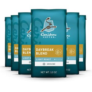 Café Caribou, Café Molido Tostado Claro, 100% Arábica - Mezcla Daybreak 72 Onzas (6 Bolsas de 12 Onzas) - Product Image 3