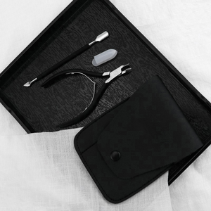 กรรไกรตัดเล็บสเตนเลสสตีลคมเครื่องมือเสริมสวยสำหรับช่างทำเล็บมืออาชีพ - Product Image 4