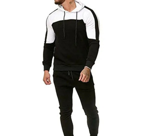 Conjunto Deportivo Personalizado en Bloques de Color para Hombre y Mujer, 100% Algodón, Transpirable, de Secado Rápido, Tallas Grandes - Product Image 5