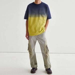 Camiseta informal de algodón y poliéster de manga corta para hombre de alta calidad, sublimación impresa en diferentes colores personalizable - Product Image 5