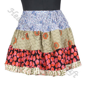 2025 meilleur été dernier Mini Patch travail jupe Design Fit Mini Patch travail jupe Vintage indien Boho Hippie Mini longueur Patch travail - Product Image 1