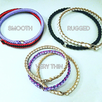 Lujoso collar de perro hecho a medida, trenza redonda fina, Paracord duradero, estilo elegante moderno, característica de liberación rápida, tamaño fijo