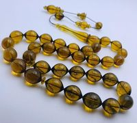 TITLES BEAD COLOR TESBIH avec pochette de rangement Formes de perles en résine Pas encore d'avis est une meilleure qualité