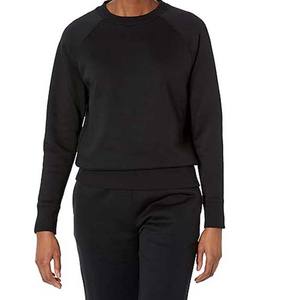 Último diseño Streetwear Sudadera transpirable para mujer Sudaderas ligeras sólidas O-cuello Mangas completas Ropa informal Servicio OEM - Product Image 1