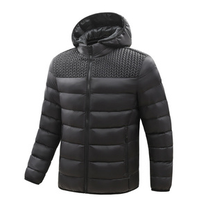Abrigo Acolchado de Punto con Logotipo Personalizado, Talla Grande, Cálido, Estilo Urbano, Unisex, Invierno, Impermeable, Piel de Vaca, Casual, Acolchado de Algodón - Product Image 6