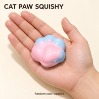 Mainan Squishy Cakar Kucing Pastel Kulit Renyah TPE Isi Marshmallow Lembut Bisa Diremas Hadiah Pesta Grosir untuk Anak Perempuan Usia 5 7 Tahun
