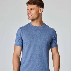 T-shirt de course de haute qualité pour homme-respirant, évacuant l'humidité, idéal pour la course, le jogging, les activités de plein air - Product Image 4