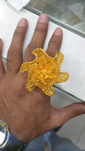 El mejor anillo de dedo de mujer chapado en oro Micro estilo Vintage, hebra de boda de perlas del fabricante indio, aleación de circón a granel de EE. UU. Europa - Product Image 5