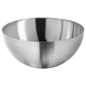 Tazones de servicio de acero inoxidable de aspecto de tendencia perfectos para un tazón de servicio de diseño rústico o moderno y moderno a la venta - Product Image 3