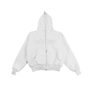 Sudadera con capucha extragrande personalizada para hombre, estilo urbano, informal, cálida para invierno, diseño liso de algodón. - Product Image 1