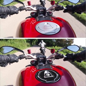 Adesivo Protettivo 3D per Tappo Serbatoio su Misura Compatibile con Moto Ducati Streetfighter - Product Image 3