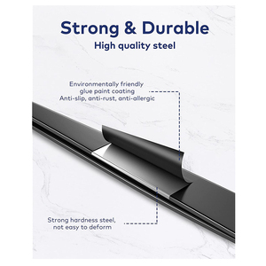 Pinzas para Cejas Cosméticas, Pinzas para Cejas de Acero Inoxidable Personalizadas con Recubrimiento de Color Negro para Belleza - Product Image 5