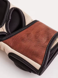 Guantes Profesionales de Sparring MMA de Cuero Genuino para Gimnasio, Guantes Profesionales Negros de Kickboxing y Entrenamiento de MMA - Product Image 6