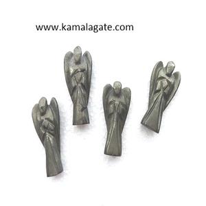 Pierre de Cristal Aventurine Jaune Naturelle de 2 Pouces Style Ange Chakra Agate Sculptée Pierre Semi-Précieuse Pierre Artisanat pour - Product Image 4