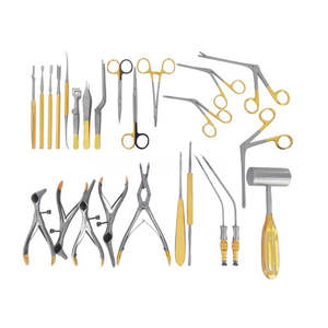 Pentax ชุดเครื่องมือผ่าตัดเสริมจมูกพลาสติกขนาดใหญ่82ชิ้นอุปกรณ์การทำศัลยกรรมเสริมจมูกแบบแมนนวลทำจากสเตนเลสสตีล - Product Image 1