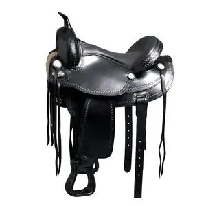 Estilo ocidental Horse Racing Selas Durable alta qualidade ao ar livre esportes cavalo equipamentos Enviado Da Índia