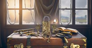 High Quality Brass Safety <b>Padlock</b> Lock with Master Key Functional Golden Lock and Key Man Premium Locks - Product Image 5