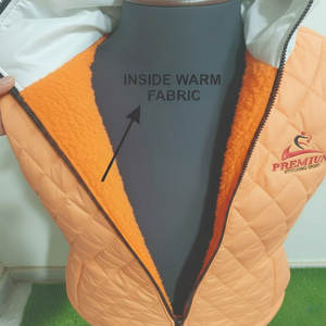 Gilet matelassé coupe-vent personnalisé pour homme, col montant de haute qualité, gilet matelassé d'hiver sans manches pour homme - Product Image 6