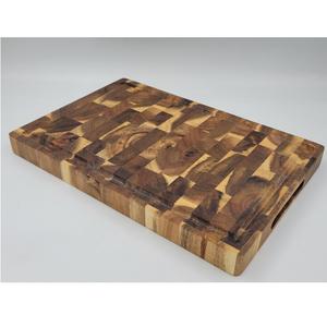 Huhipro haute qualité Acacia Rectangle planche à découper nouveau 35x25x2.5 cm 30x20x2.5 combinaison naturelle Pack Vietnam blocs à découper - Product Image 5