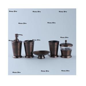 Taille et forme personnalisées Ensemble de salle de bain Design tendance Ensemble de salle de bain en métal de couleur noire pour fournisseur en gros - Product Image 5