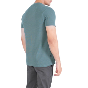 เสื้อยืดผู้ชายคอกลมผ้าคอตตอน 100% คุณภาพสูง ดีไซน์ใหม่ ทรงปกติ  รับสกรีนสีและโลโก้ ผ้า 120 กรัม - ขายส่ง - Product Image 3