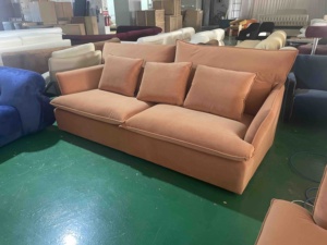 Factory Extra Modular Sectional Reclinng Sofas Large Couch Living Room Furniture Modern Simple Velvet Fabric Sofa Set - Product Image 2