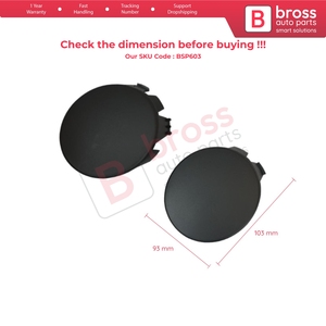 BSP603 Front Bumper Fog Lamp <b>Plug</b> <b>Light</b> Hole Cover Cap Left and Right For Clio MK2 II BB CB Symbol Thalia MK1 I LB 1998-2016 770 - Product Image 6