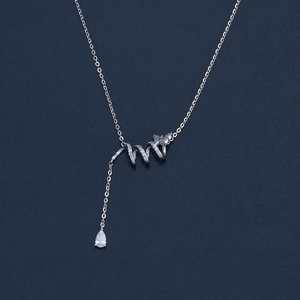 Collier pendentif en argent fin 92,5, collection 180784 - Product Image 1