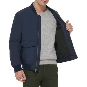 <b>Men</b> Satin Bomber <b>Jacket</b> Winter Thick Casual Cropped <b>Jacket</b> for <b>Men</b> - Product Image 1