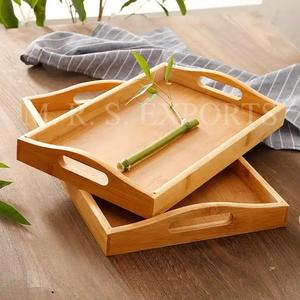 100% High Quality Wood Serving <b>Trays</b> for Hotels and Restaurants Use in Rectangular Shape at Cheaper Prices - Product Image 6