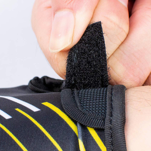 Guantes de entrenamiento de cuero Fingerl para hombre con forro de nailon, guantes de gimnasio de tamaño XL para ejercicio deportivo, protección de palma para levantamiento de pesas - Product Image 6