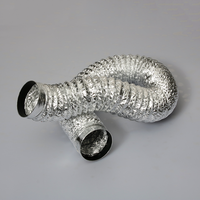 Conduit d'évacuation flexible en aluminium pour cuisine, boulangerie, restaurant et ventilation commerciale