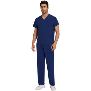 Tenues médicales OEM, uniformes d'hôpital, blouses pour médecins, femmes, unisexe, personnalisées, 100% coton, best-seller en gros - Product Image 5