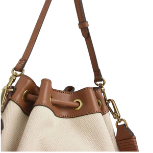 Women's Lady New 2026 <b>Canvas</b> Fashion England Vintage Dress Portable <b>Drawstring</b> Shoulder Bucket <b>Bag</b> Premium Handle Adjustable - Product Image 3