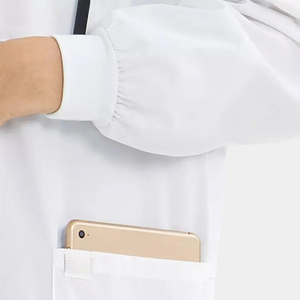 OEM Service Wholesale Women's Medical Scrub Lab Coat-High Quality Professional Nursing Wear Needle Detection Seamless Fusing - Product Image 4