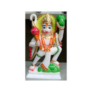 Marble Veer Hanuman Statue , Stone Hanuman Statue - Product Image 1
