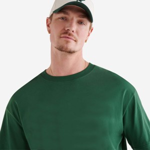 เสื้อยืดผ้าฝ้ายทรงสบายสําหรับผู้ชาย - นุ่มสบาย เหมาะสําหรับสวมใส่ทุกวันแบบสบาย ๆ มีหลายสี - Product Image 3