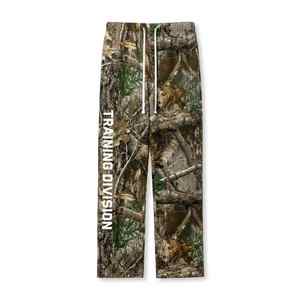 Pantalons de survêtement à jambe droite en éponge française pour hommes pantalons de survêtement pour hommes pantalons de survêtement délavés avec logo personnalisé - Product Image 6