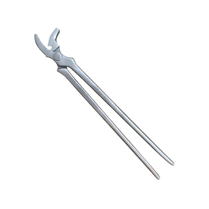 Clincheur de sabots vétérinaire réutilisable de qualité supérieure, une seule pièce, 12 pouces, outil de sablage pour chevaux, en acier inoxydable, certifié CE - Product Image 4