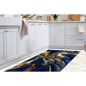 Tapis scintillants, tapis moderne en marbre, tapis imprimé pour salon, tapis en chenille - Product Image 3