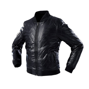 Chaqueta de cuero Pu de motorista para hombre, estilo de cremallera a la moda, hecha en Pakistán, abrigo cálido de invierno, chaqueta de abrigo Premium para hombre - Product Image 5