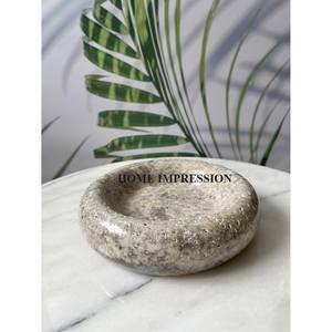 Tazón de Servir de Mármol Pulido Blanco de Color Natural, de Lujo, Ecológico, Moderno, para Uso en el Hogar y Restaurantes, de Alta Calidad - Product Image 6