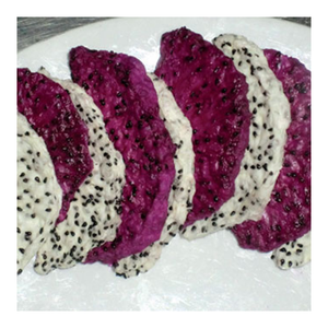 Chips Pitaya blanches séchées sans sucre Snack de fruits fins en tranches déshydratés Fruit du dragon doux séché à l'air pour l'approvisionnement en gros - Product Image 5