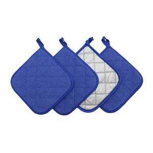 Lujo hecho a mano 100% algodón bordado acolchado resistente al calor cocina salvamanteles certificado ecológico OEM ODM hecho en India soporte para ollas - Product Image 2