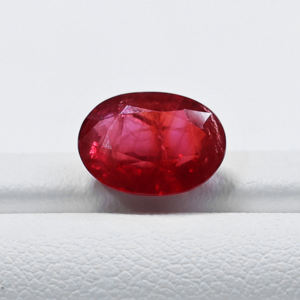 Meilleur prix pour un rubis naturel de Birmanie, 4,16 carats, couleur rouge pigeon, taille ovale, taille de bague, pierre de naissance de juillet, pour la fabrication de bagues et l'astrologie - Product Image 3