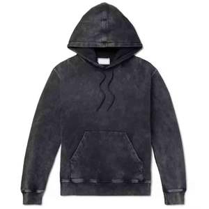 Sweat à capuche pour homme en molleton lourd 100% coton de luxe, coupe classique, couleur unie, vêtements d'hiver, tissu personnalisé respirant - Product Image 2