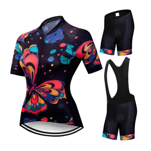 Combinaison de cyclisme de meilleure qualité en gros ensemble de maillot et cuissard à séchage rapide vêtements d'équitation respirants - Product Image 1