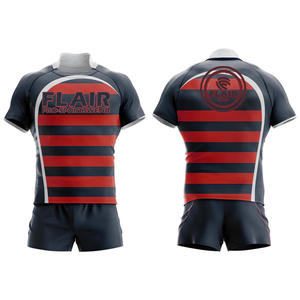 Ropa deportiva personalizada de alta calidad para hombre, camiseta de Rugby americano Vintage, transpirable, respetuoso con el medio ambiente, Spandex/poliéster, Rugby al por mayor - Product Image 4