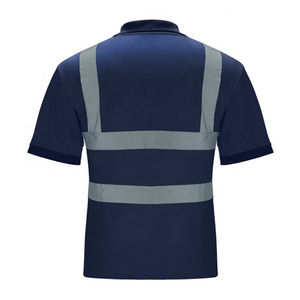 Chemises de sécurité réfléchissantes pour hommes, chemise de chantier haute visibilité, vêtements de travail, t-shirt de course, manches longues, personnalisable - Product Image 3
